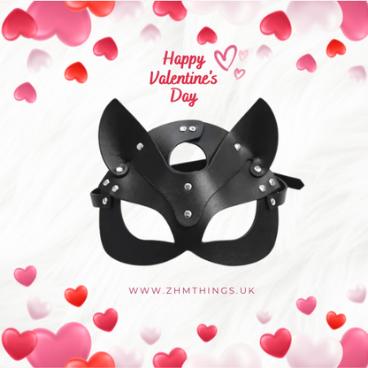 Ladies Fox Eye Leather Mask for SM Fun