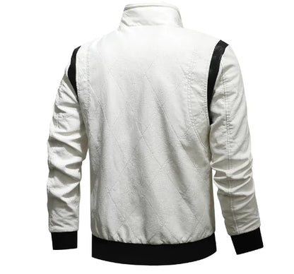 Urban Hooded Plus Size Leather Jacket