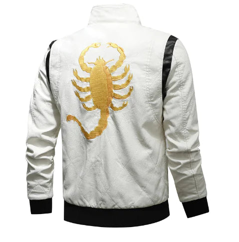 Urban Hooded Plus Size Leather Jacket